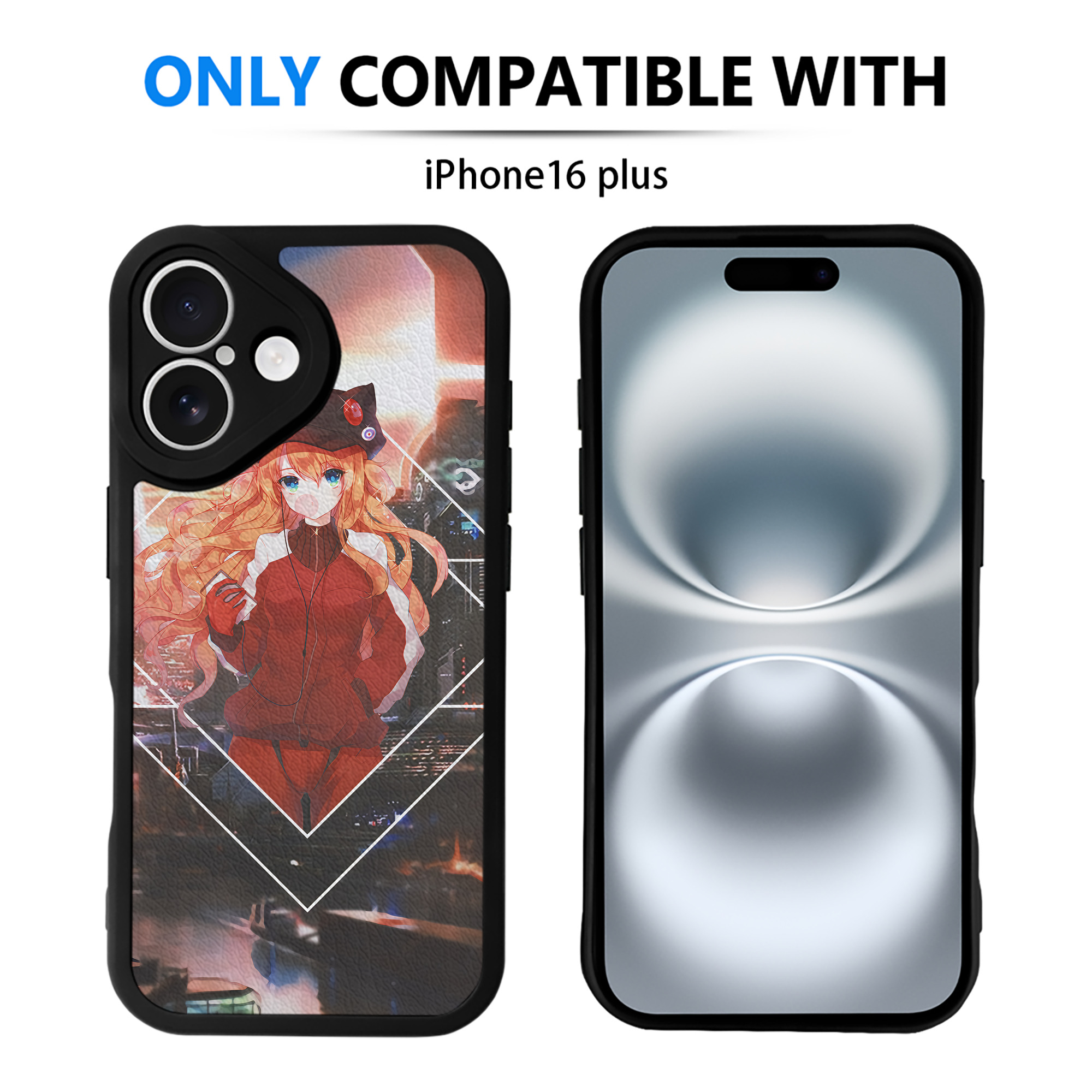 （画像用） EVA 新世紀エヴァンゲリオン 【iPhone 16シリーズ対応】シリコンスマホケース（レザー調） 材質：シリコン